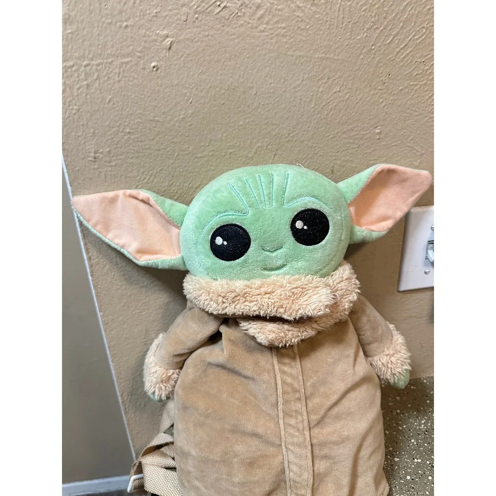 Star Wars Grogu Baby Yoda Plush Backpack – Mini Zipper Bag‎ – Kids